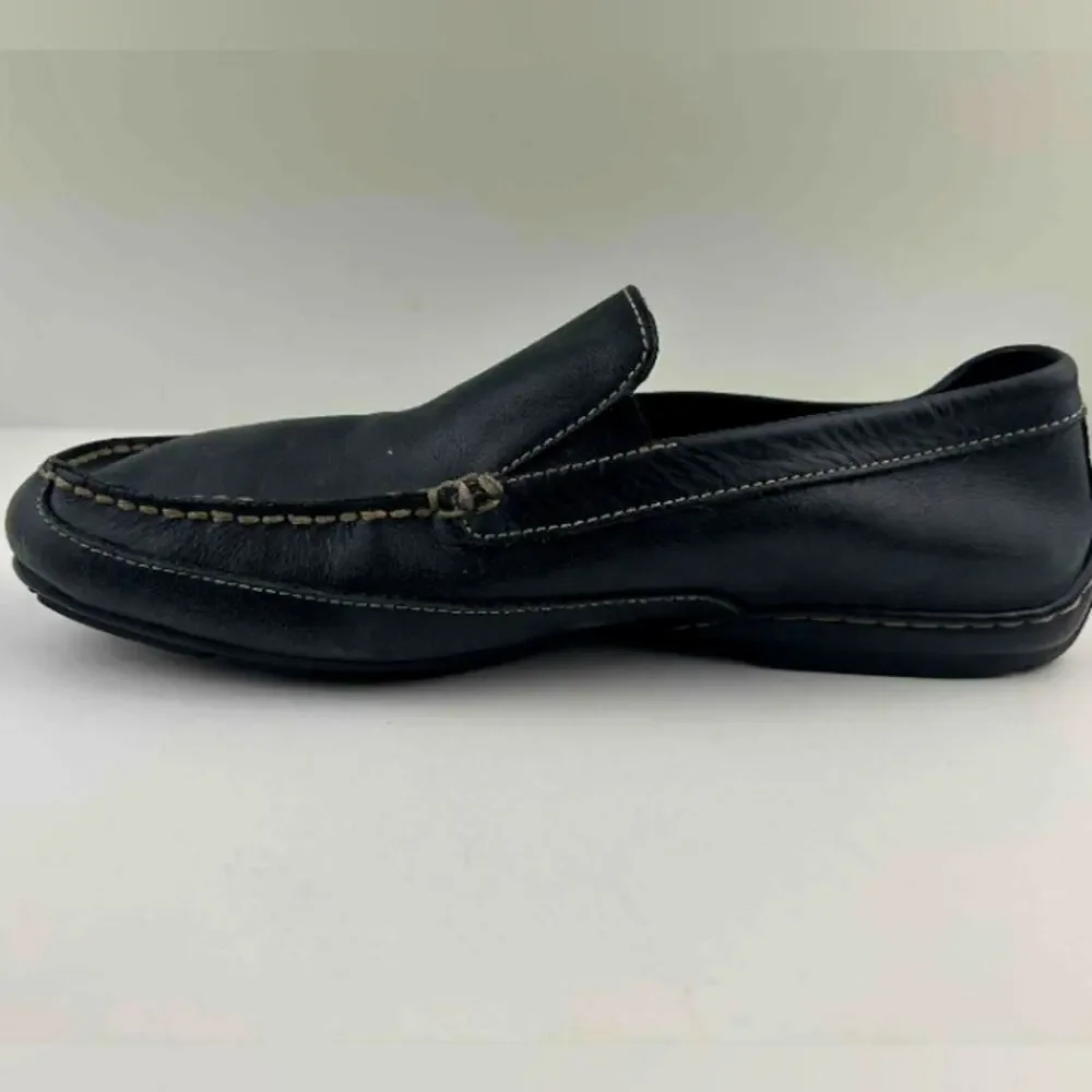 Rockport Men's Slip-on Black Leather Driving Loafers 9M